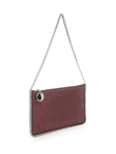 Stella Mccartney Falabella Clutch With Hotfix Crystals