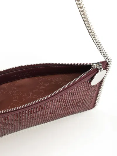Stella Mccartney Falabella Clutch With Hotfix Crystals