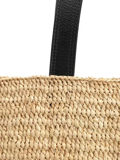 Ami Alexandre Mattiussi Raffia Tote Bag