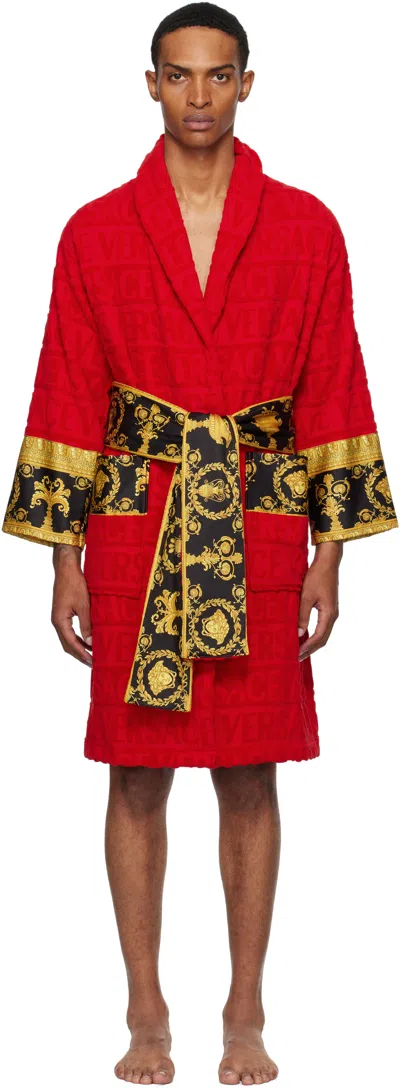 Versace Unisex Barocco Sleeve Robe