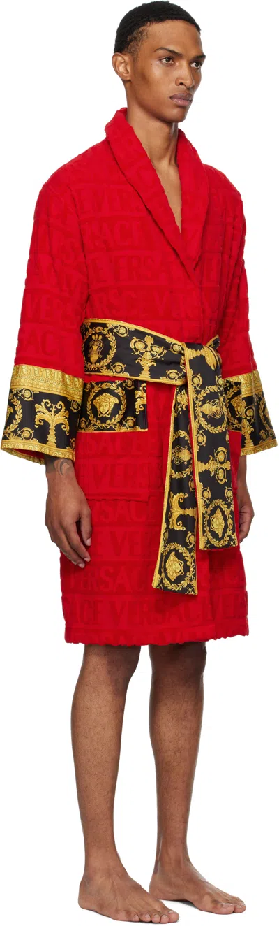 Versace Unisex Barocco Sleeve Robe