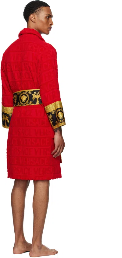 Versace Unisex Barocco Sleeve Robe