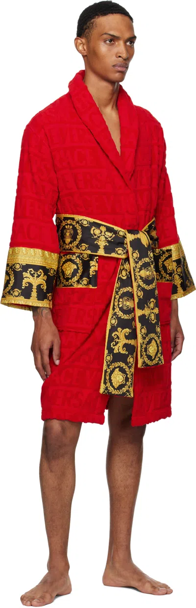 Versace Unisex Barocco Sleeve Robe