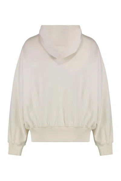 Dolce & Gabbana Cotton Hoodie In White