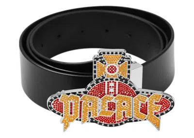 Pre-owned Palace X Vivienne Westwood Circus Diamante Belt In Black