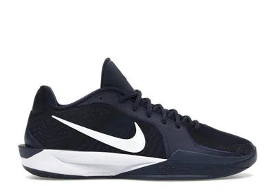 Pre-owned Nike Sabrina 2 Tb White (women's) Sneakers In College Navy/dark Obsidian/photo Blue