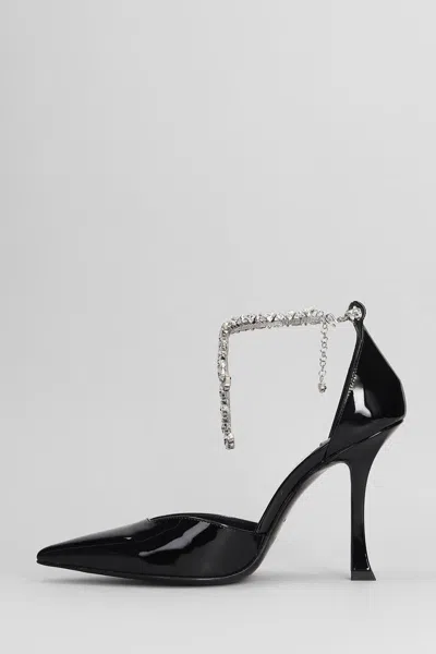 Jimmy Choo Stevie 100 Crystal-embellished Pumps In Patent Leather