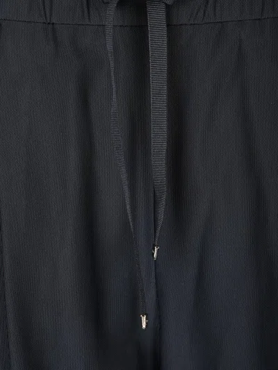 Herno Semi-sheer Mesh Straight-leg Trousers