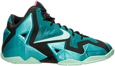 Pre-owned Nike Lebron 11 South Beach Sneakers In Sport Turquoise/medium Mint/black