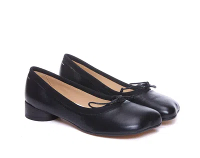 Mm6 Maison Margiela Flat Shoes In Blue