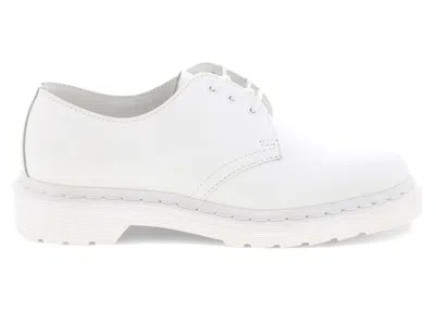 Pre-owned Dr. Martens' Men's Dr. Martens 1461 Mono Smooth Leather Oxford Sneakers In White