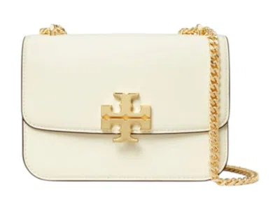 Pre-owned Tory Burch Women's  Eleanor Small Convertible Shoulder Bag In Warm White