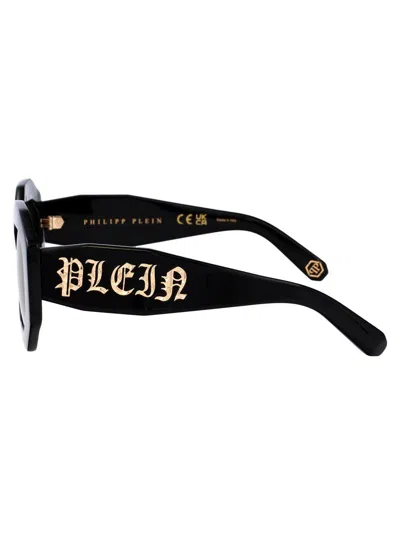 Philipp Plein Geometric-frame Sunglasses In Brown