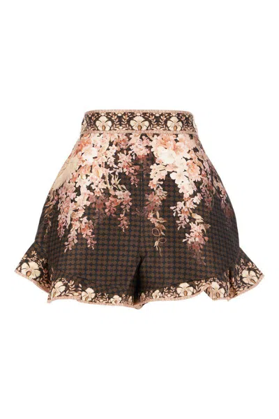 Zimmermann Shorts In Brown