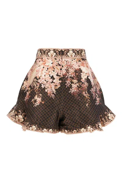 Zimmermann Shorts In Brown