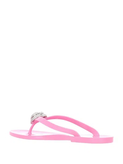 Mach&mach Mach & Mach Women Flip-flop Sandals With Double Heart
