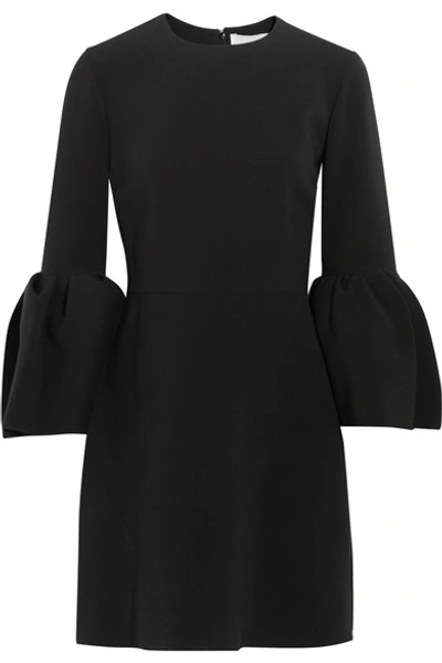 Roksanda Hadari Stretch-cady Mini Dress In Black