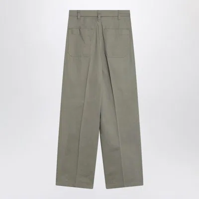 Department Five Department 5 Sage Green Cotton Trousers In Gray