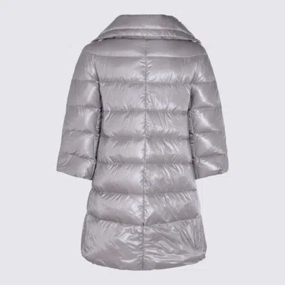 Herno Grey Down Jacket In Gray