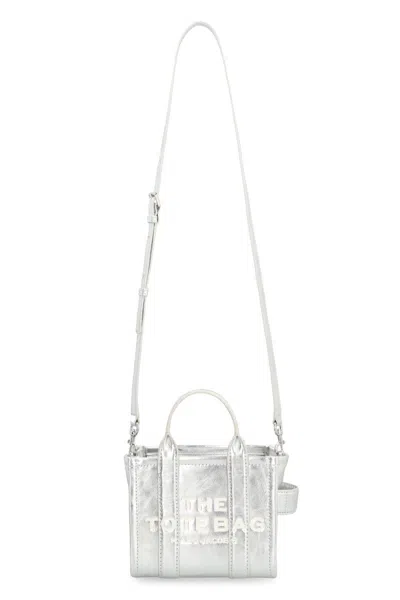 Marc Jacobs Mini Tote Bag "the Metallic Leather"