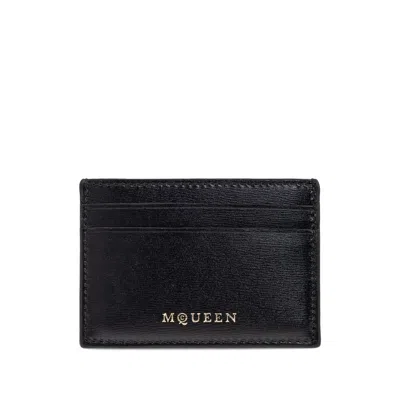 Alexander Mcqueen Compact Leather Goods With Minimalist Design