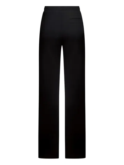 's Max Mara S Max Mara Argento Cotton Trousers In Black