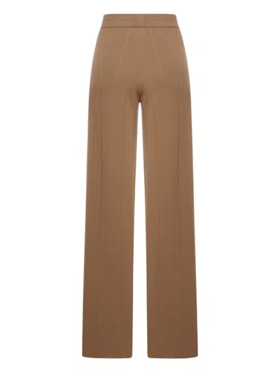 Max Mara Lama Trousers In Brown