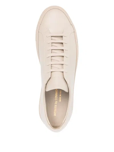 Common Projects Leather Trainers In Pattern
