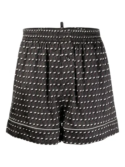 Dsquared2 Logo-print Drawstring Swim Shorts