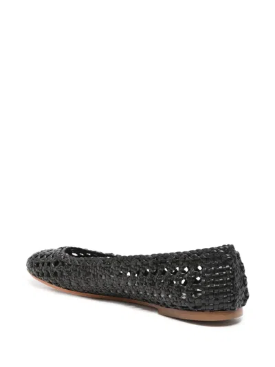 Fabio Rusconi Ballet Flats In Black Leather