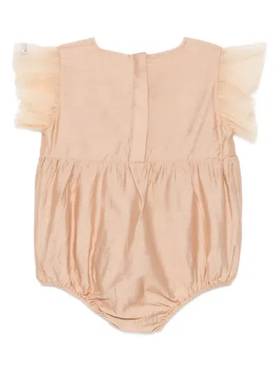 Donsje Butterfly-embellished Bodysuit In Orange