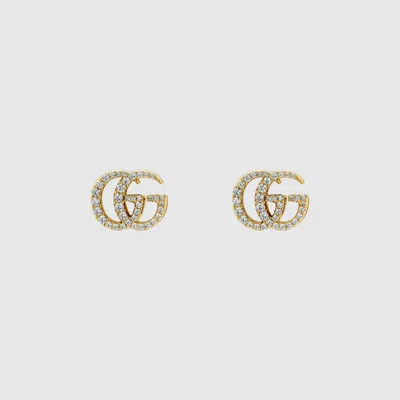 Gucci Gg Marmont Crystal Earrings