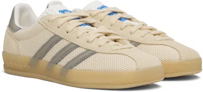 Adidas Originals Beige Gazelle Indoor Pro Sneakers In Neutral