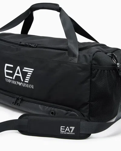 Ea7 Train Core Large Gym Bag With Oversized  Logo