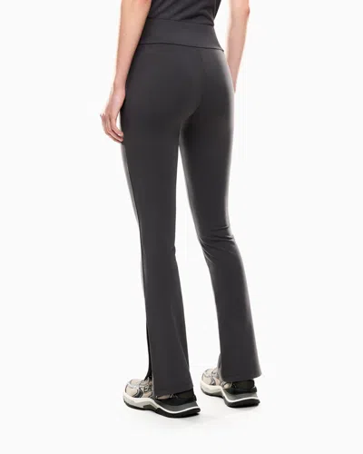 Ea7 Precious Stretch-jersey Leggings In Black