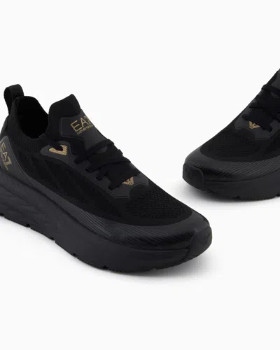 Ea7 Crusher Sonic Knit Sneakers