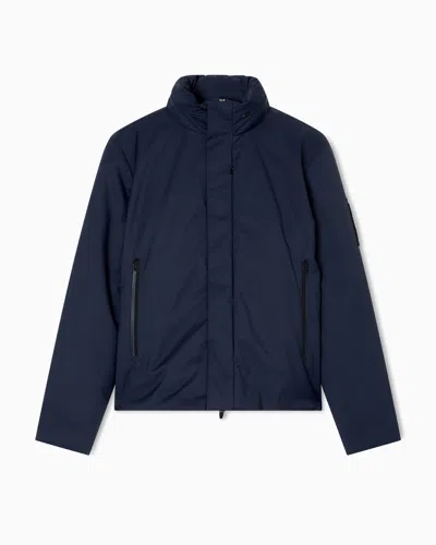 Ea7 Recycled-fabric Padded Jacket With Hood