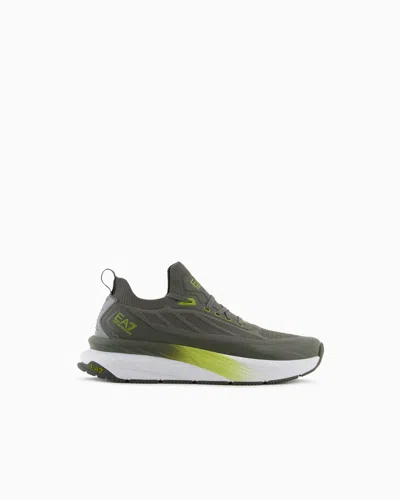 Ea7 Crusher Sonic Knit Sneakers