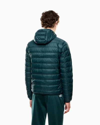 Ea7 Core Identity Packable Down Jacket With Hood