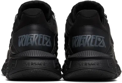 Versace Trigreca Sneakers With Baroque Jacquard Motif