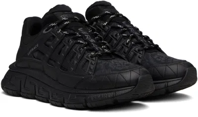 Versace Trigreca Sneakers With Baroque Jacquard Motif