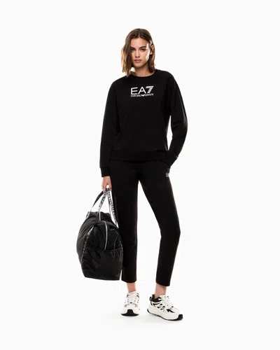 Ea7 Stretch-cotton Tracksuit With Logo