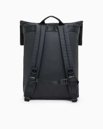 Ea7 Backpack In Rubberised Fabric