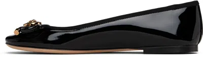 Versace Opera Bow Ballet Flats