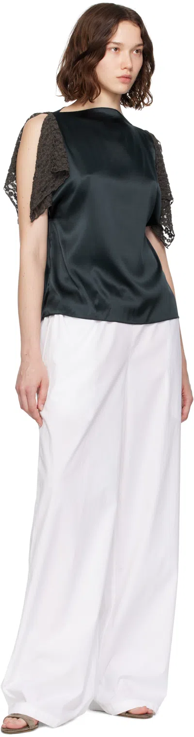 Baserange Navy Olin Blouse In Blue