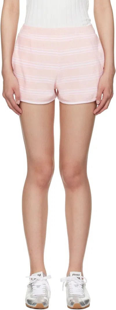Sporty And Rich Sporty & Rich Src Terry Short In Pink