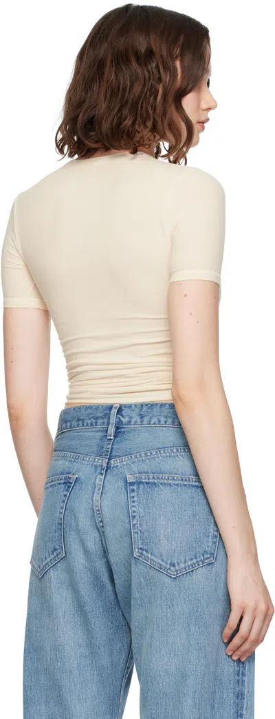 Baserange Beige Chain T-shirt In Neutral