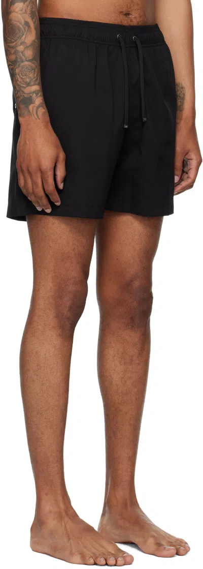 Amiri Logo Nylon Swim Shorts In Black