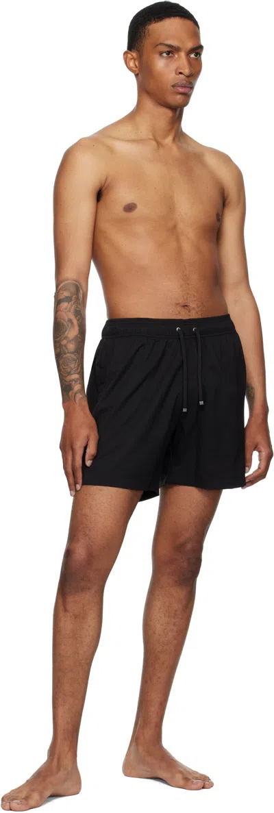 Amiri Logo Nylon Swim Shorts In Black