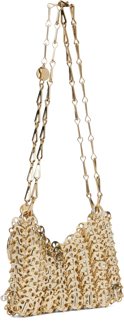 Rabanne Gold Charms & Crystals Bag